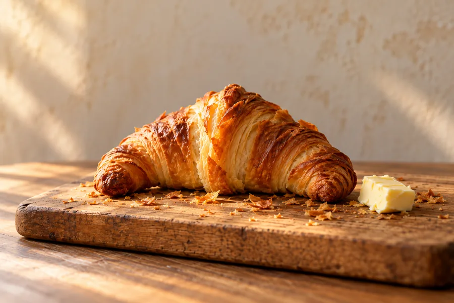 Máslový croissant